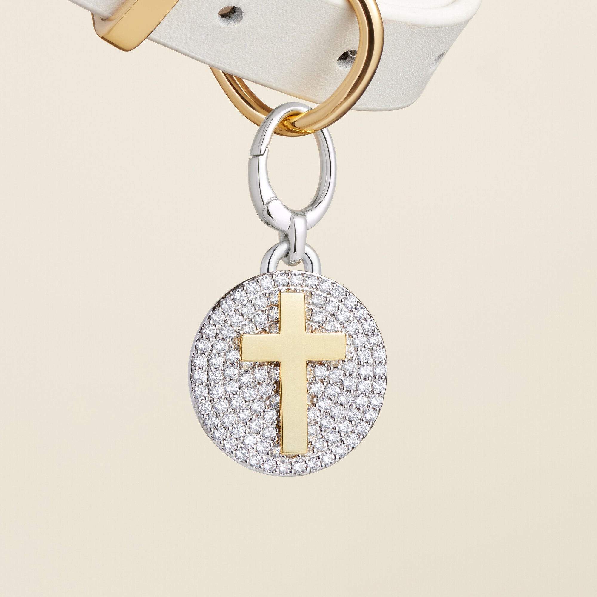 Cross Pet Id Tag