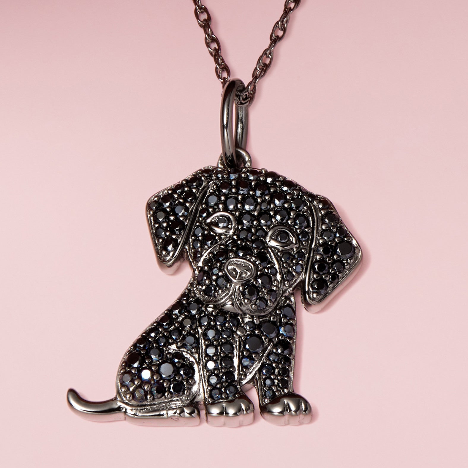 Labrador Sterling Silver Pendant Necklace